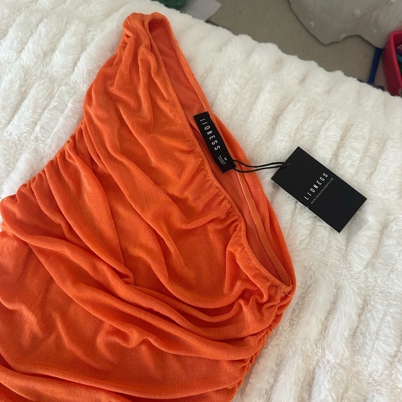 NWT Princess Polly The Goddess Mini Dress in Orange Size 6 - Picture 6 of 11
